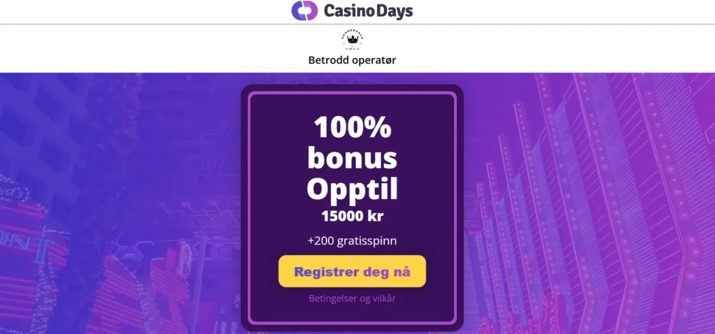 Topp anbefalte casinoer fra White Star B.V. Casino Days