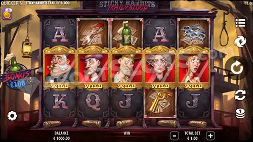 Sticky Bandits Trail Of Blood Screenshot