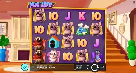 Pugs Life Slot Grunnspillet
