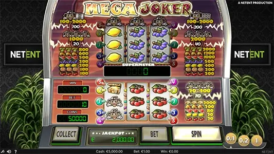 Mega Joker Slot Screenshot