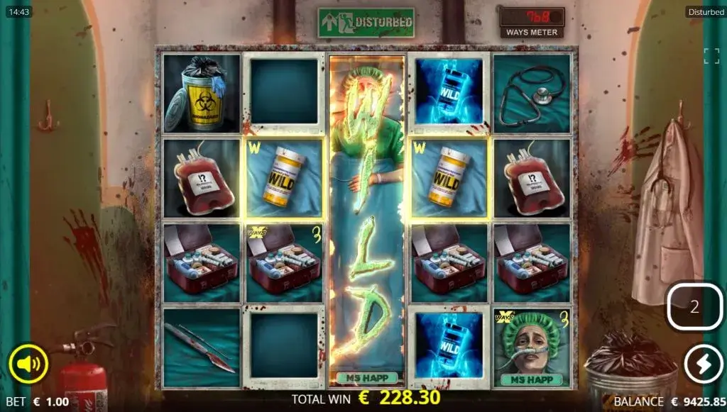 Disturbed Slot Annhilation Spins