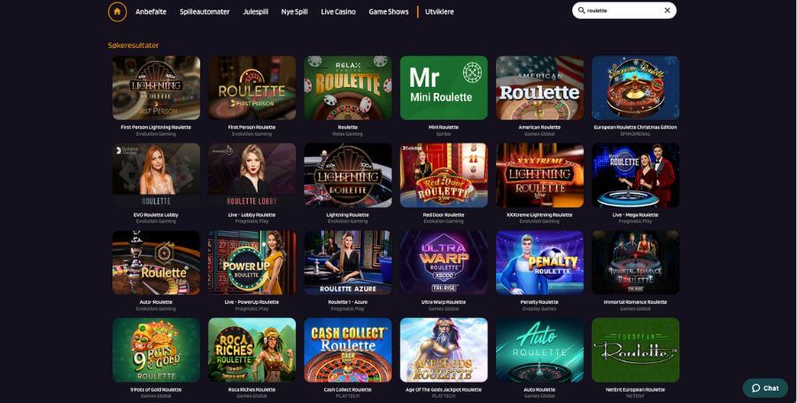 Roulette hos RedDice