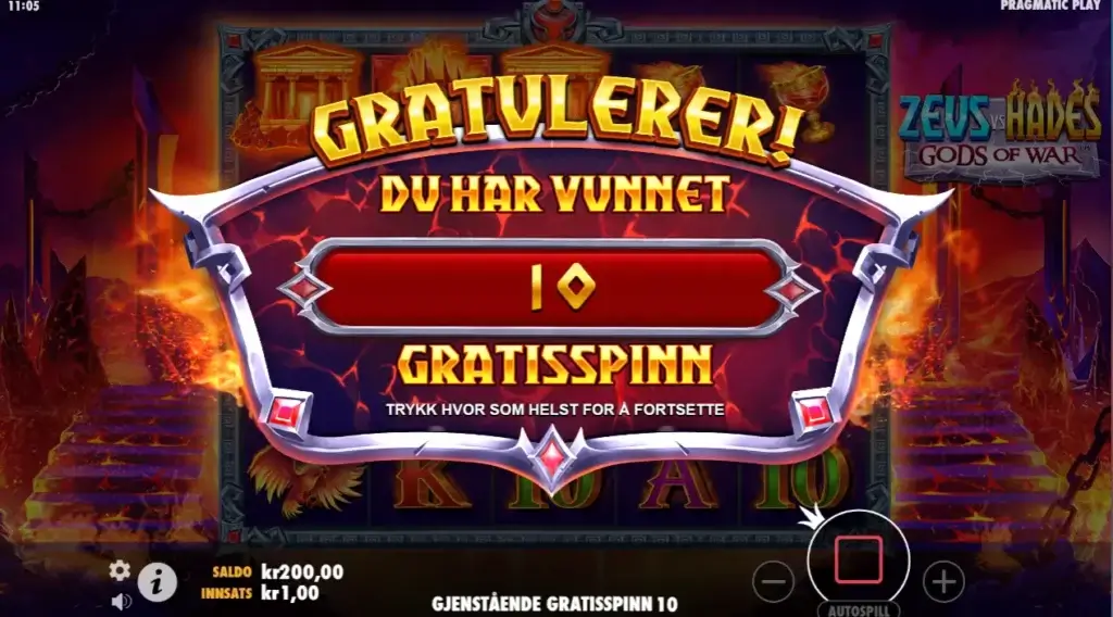 free spins i hades
