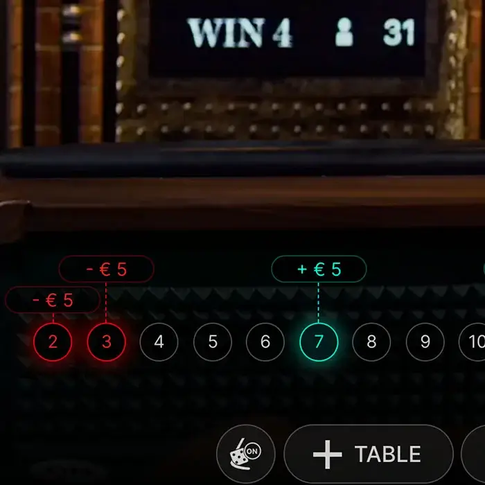 Craps Features Live Evolution Gaming