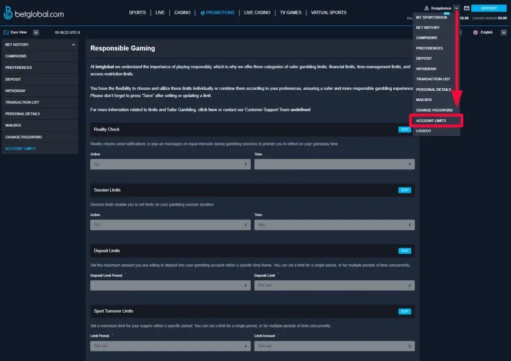 Betglobal Ansvarlig Spill