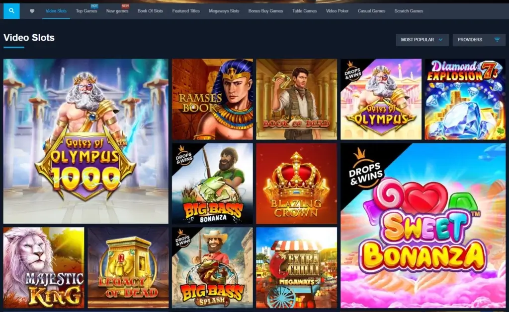 Betglobal Spillutvalg Spilleautomater