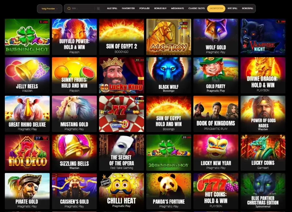 Goldenbet Klassiske Jackpotspill