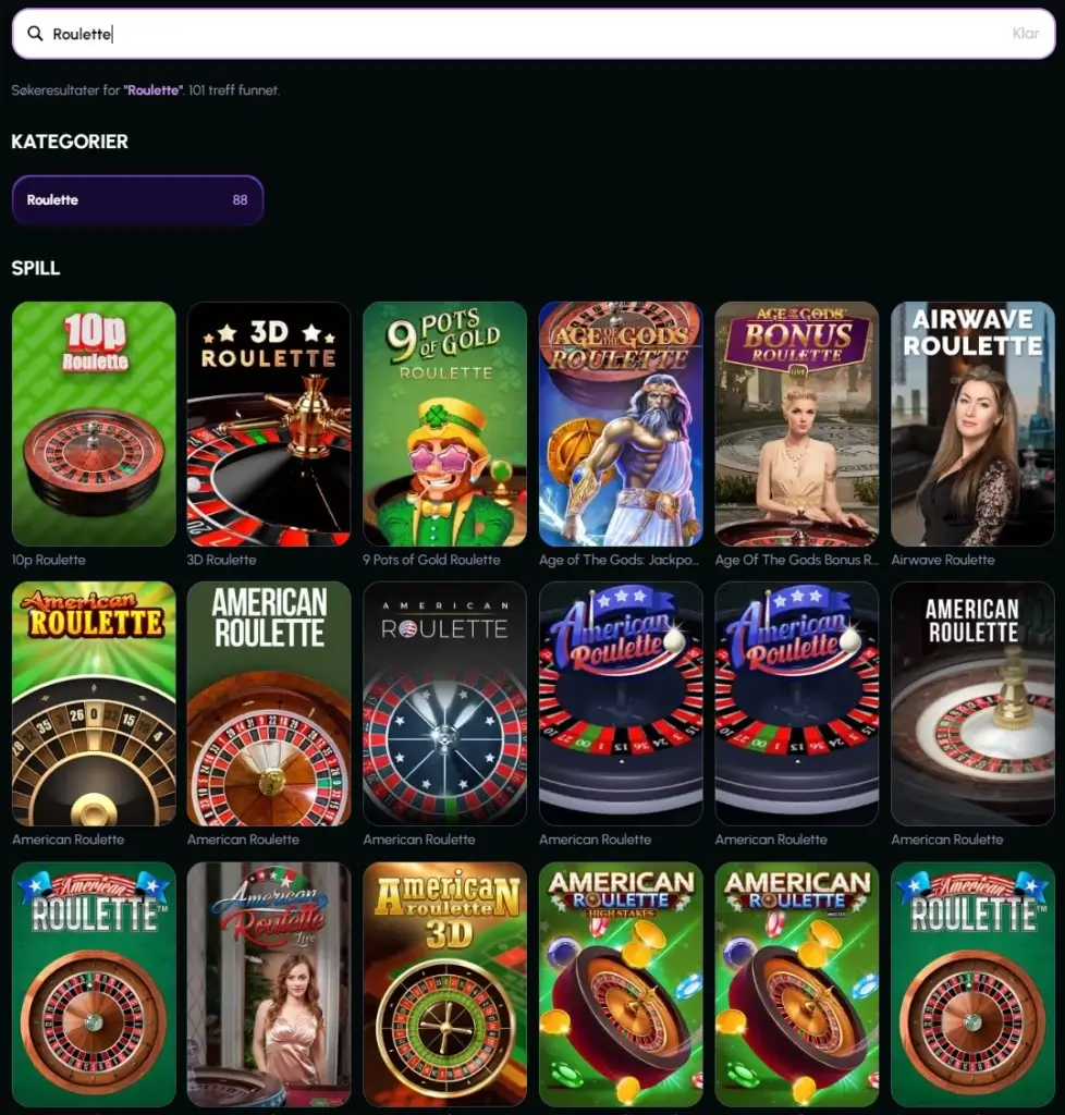Novajackpot Casino Roulette