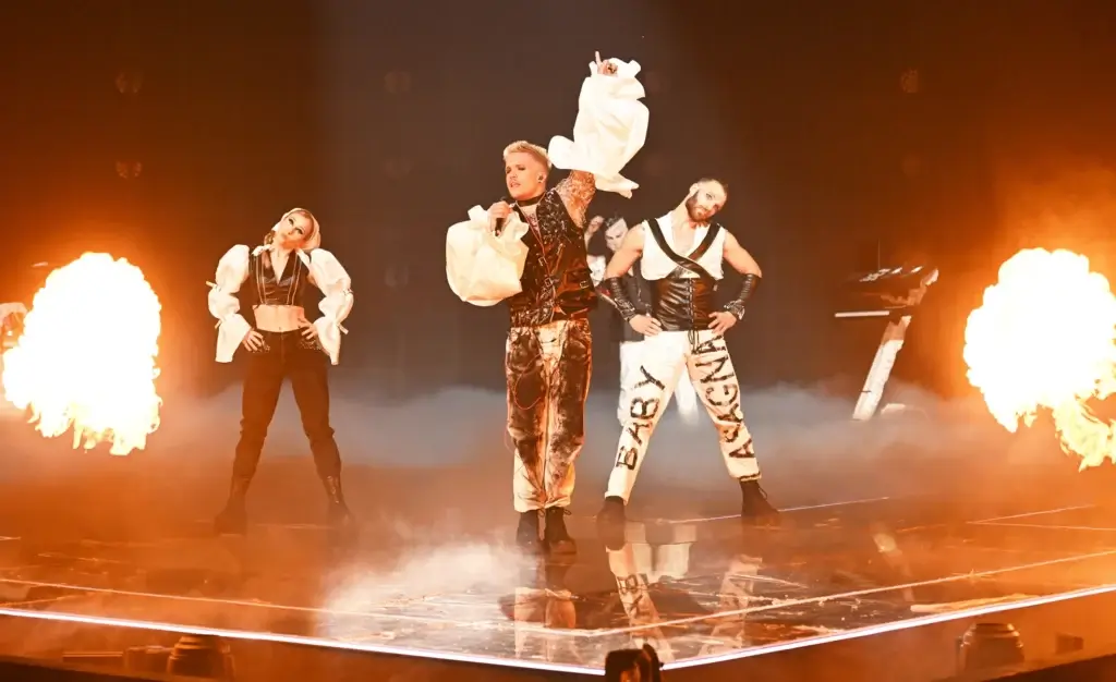 baby lasagna i eurovision 2024 finale oddsfavoritt med sangen Rim Tim Tagi Dim