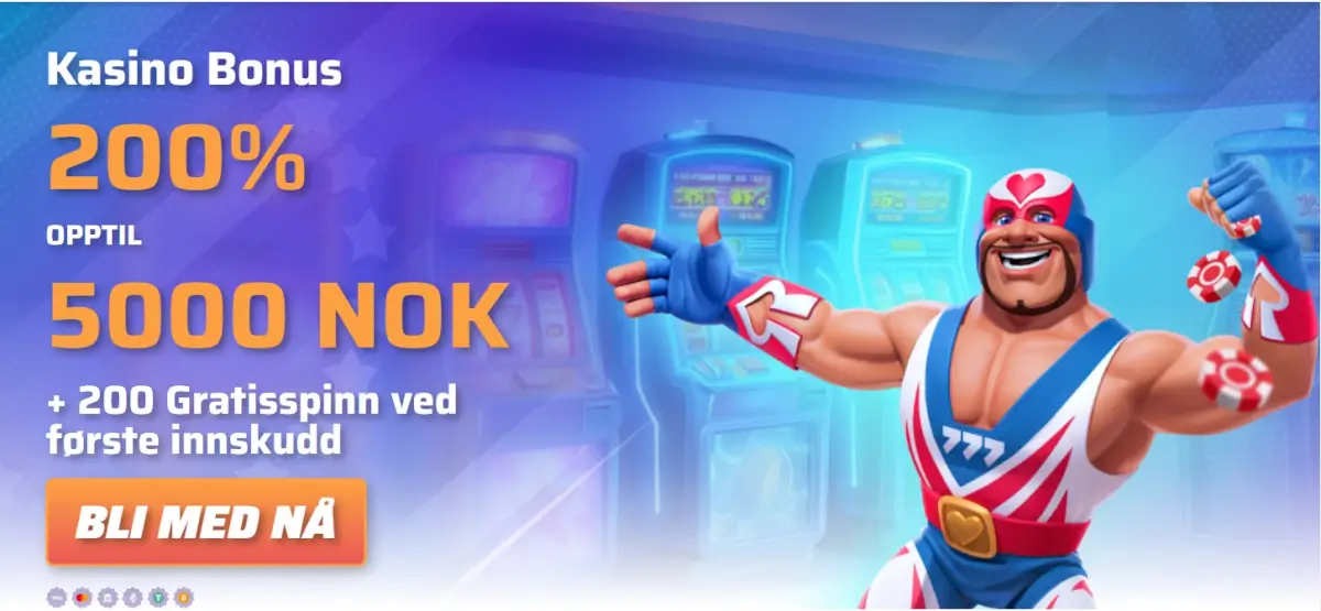 Som ny spiller hos Spinrollz kan du ta del av en eksklusiv velkomstbonus som på opptil 5000 kr + 200 gratisspinn.
