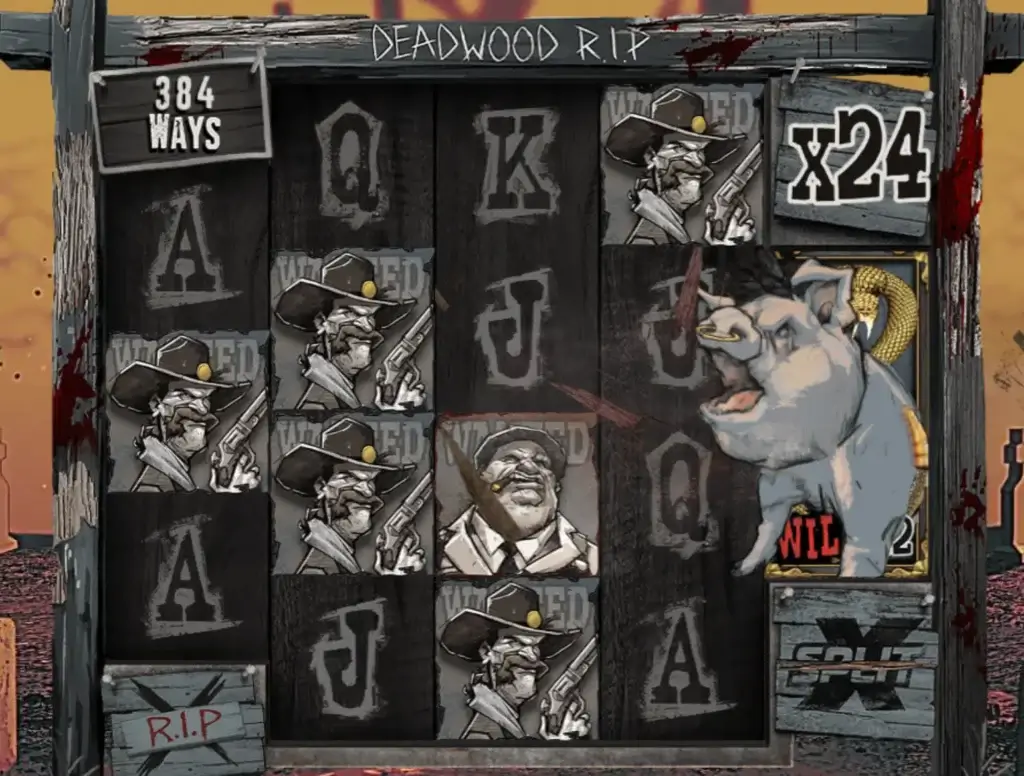 Deadwood R.I.P multiplikator wilds