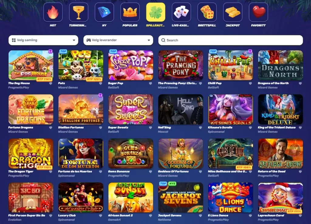 Spilleautomater hos Gamble Zen