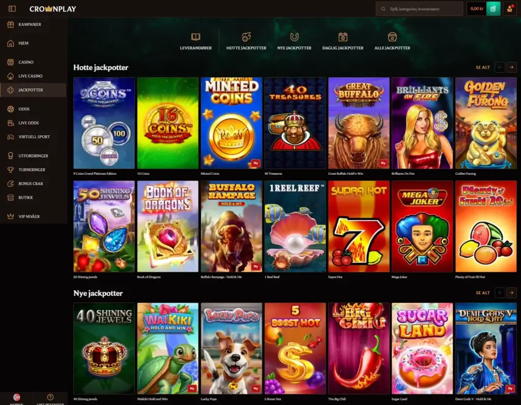 Roulette hos CrownPlay