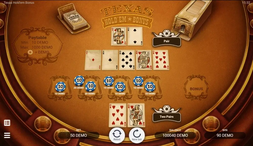Rebellion Casino Texas Holdem Poker River Win
