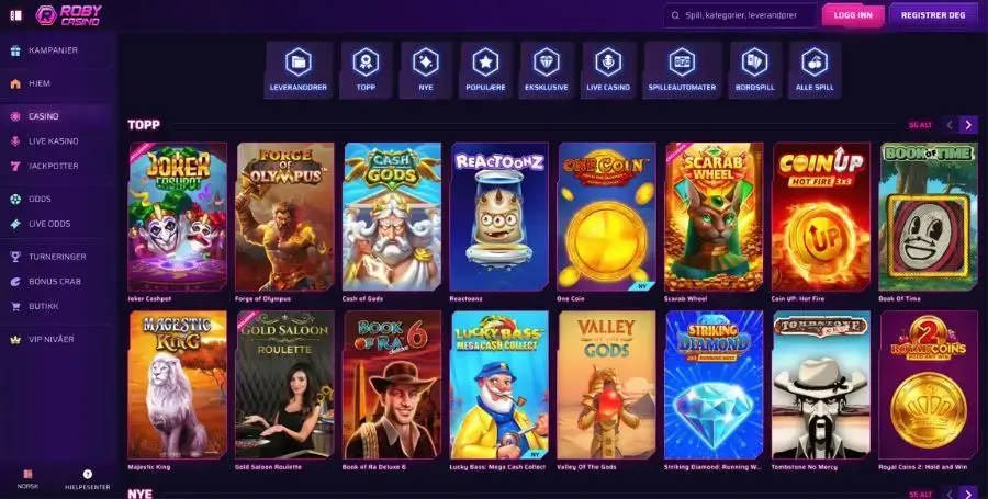 Spillutvalget i casinoet til Robycasino