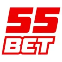 55bet Logo White
