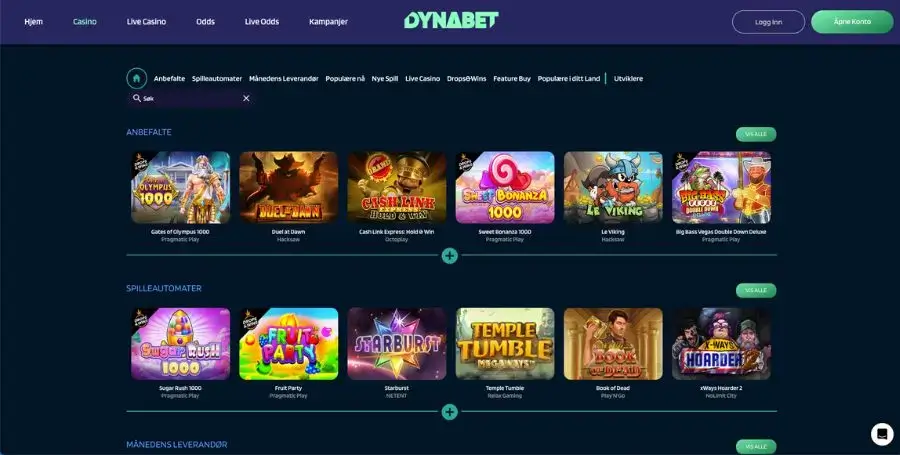 Spillutvalget i casinoet til Dynabet