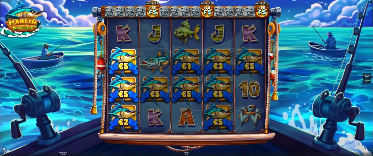 Gratisspinn på marlin masters spilleautomat fra Hacksaw Gaming