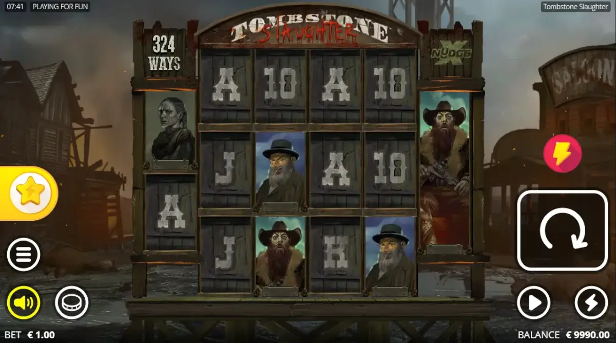 Tombstone Slaughter: El Gordo's Revenge skjermbilde av grunnspillet