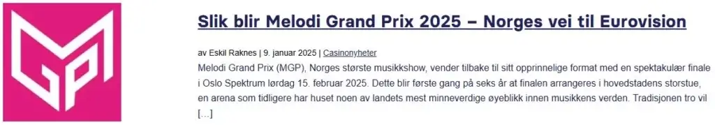Slik Blir Meoldi Grand Prix 2025