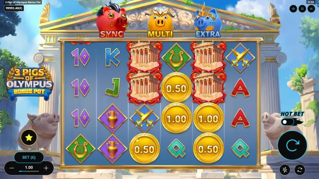 3 Pigs of Olympus