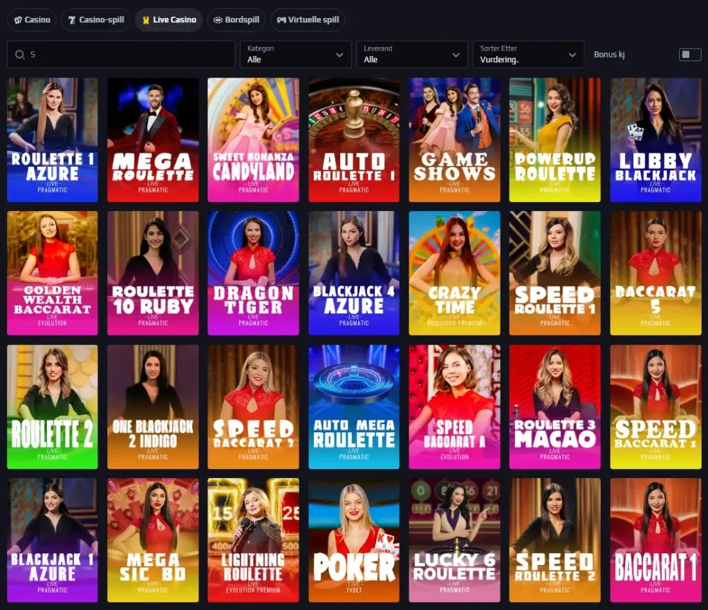 Live Casino hos Chancer