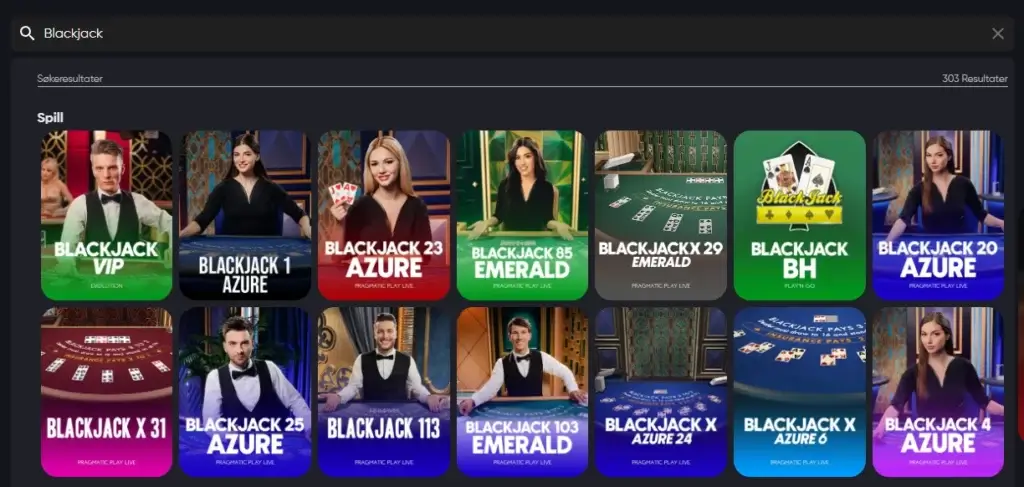 Instant Casino Blackjack