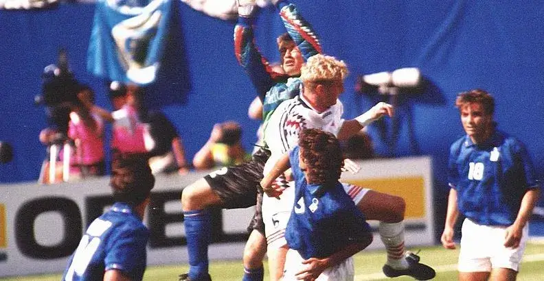 Norges første VM-sluttspill var i USA 1994, der vi blant annet møtte Italia.