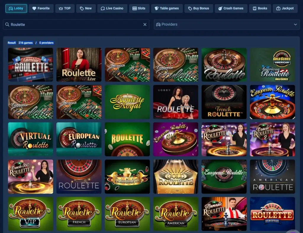 Roulette hos Wintopia