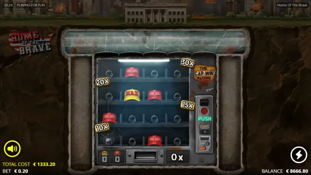 Cap Win-funksjonen er nøkkelen til maksgevinsten på 61 446x.
