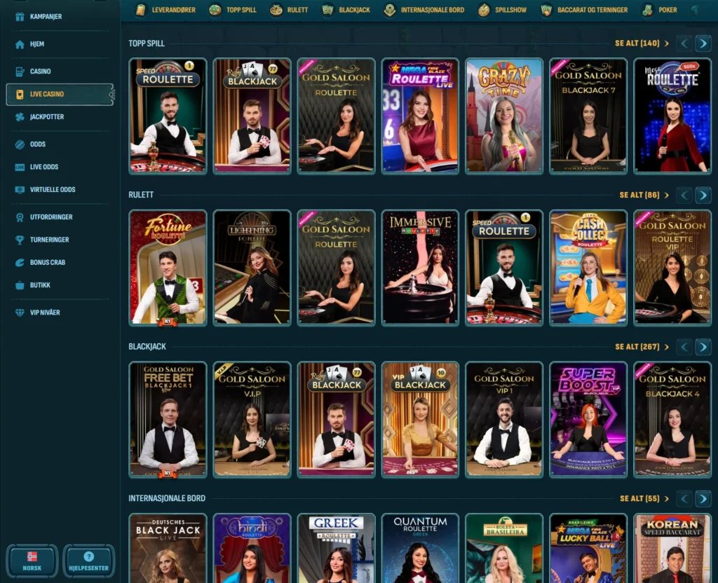 Live Casino hos Larabet