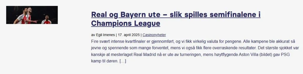 Real Og Bayern Ute