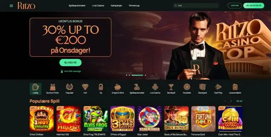 Ritzo – et casino med Utorg