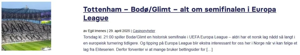 Alt Om Semifinalene I Europa League