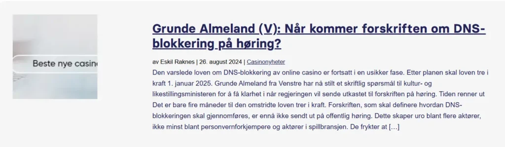 Grunde Almeland Snippet