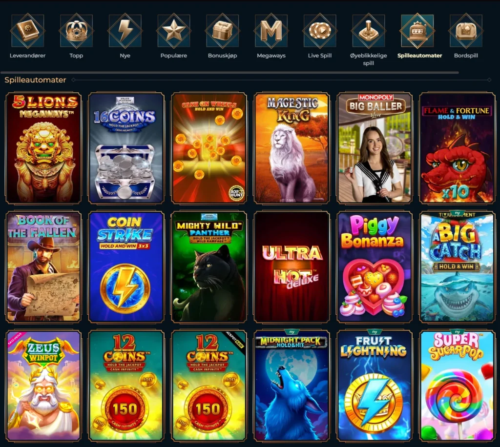 Spilleautomater hos Monsterwin
