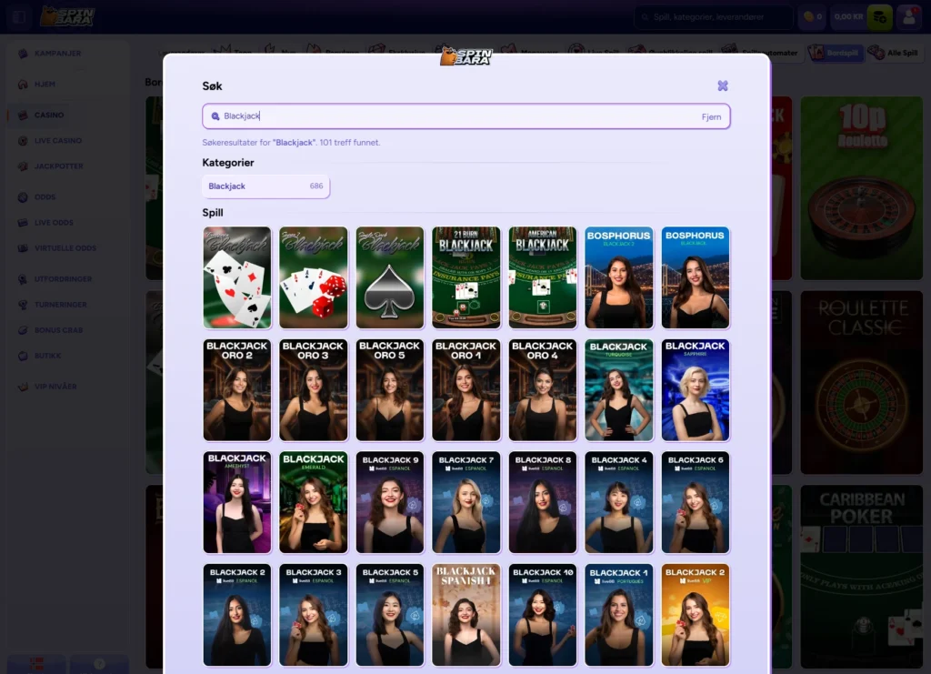 Spinbara Casino Blackjack