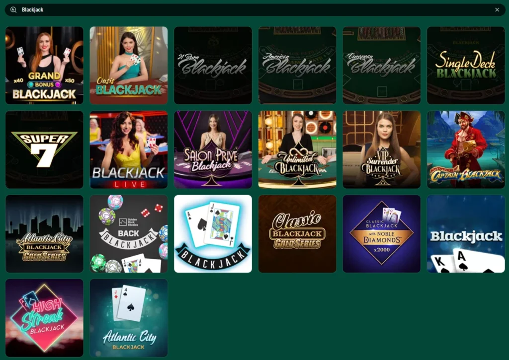 Blackjack hos Richard Casino
