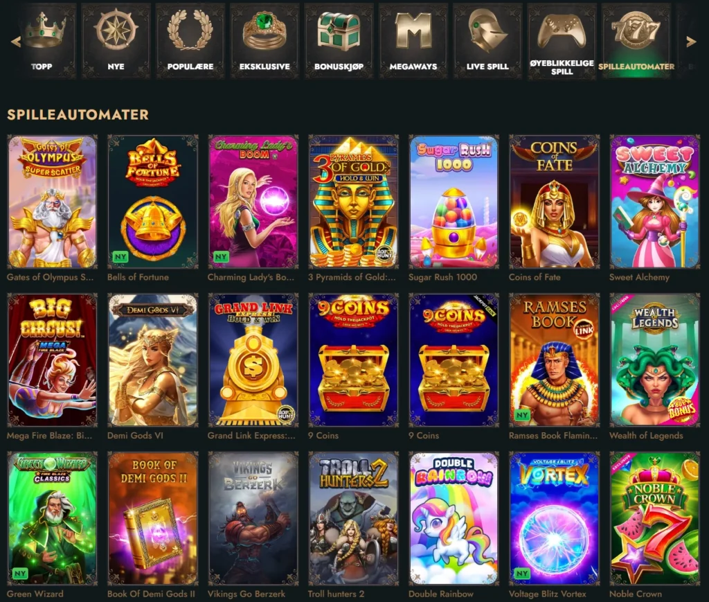 Spilleautomater hos HeroSpin