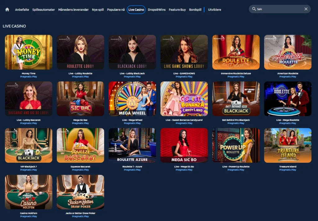 Live Casino hos JaaBet