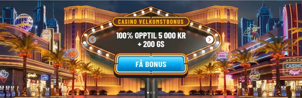 Wyns Casino Velkomstbonus