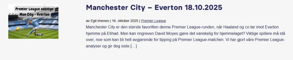 Man City Everton