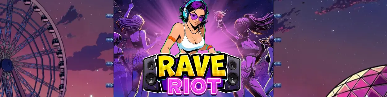 Rave Riot Slot Banner