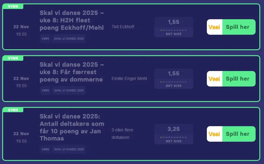 Skal Vi Danse Odds