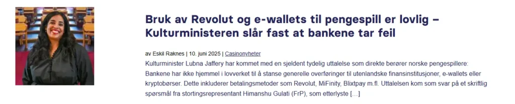 Revolut Lovlig Kulturminister Lubna Jaffrey