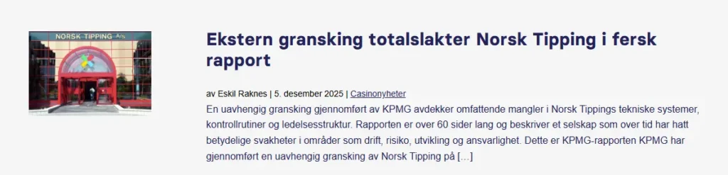 Ekstern Nt Gransking