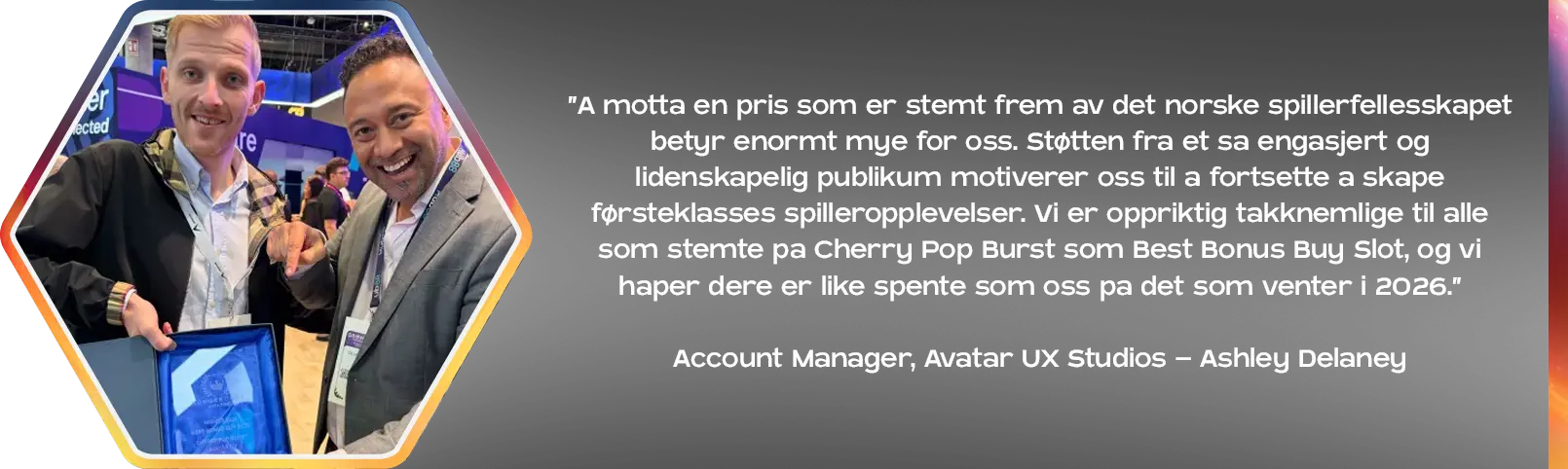 Avatarux Banner Vinnerintervju