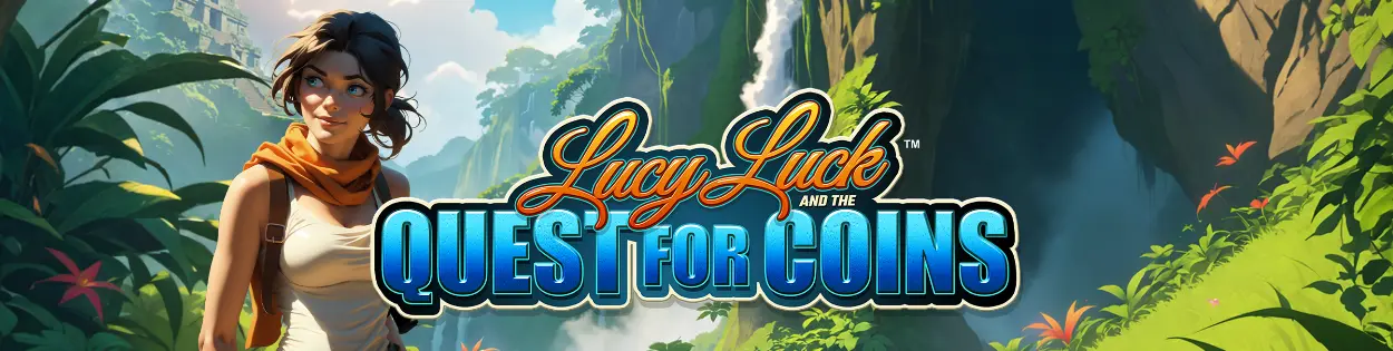 Lucy Luck Quest For Coins Banner