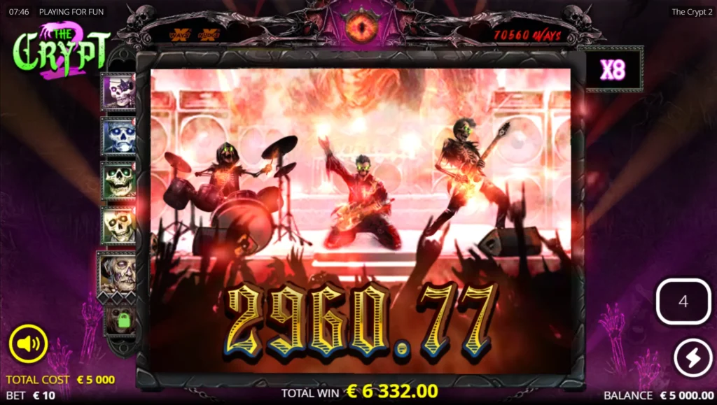 Dead Legends-medlemmene feirer storgevinst.