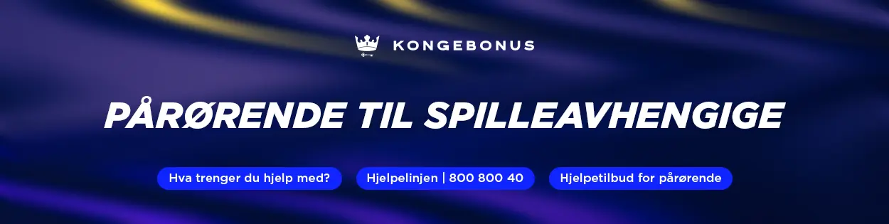 Paarorende Spillavhengige Banner